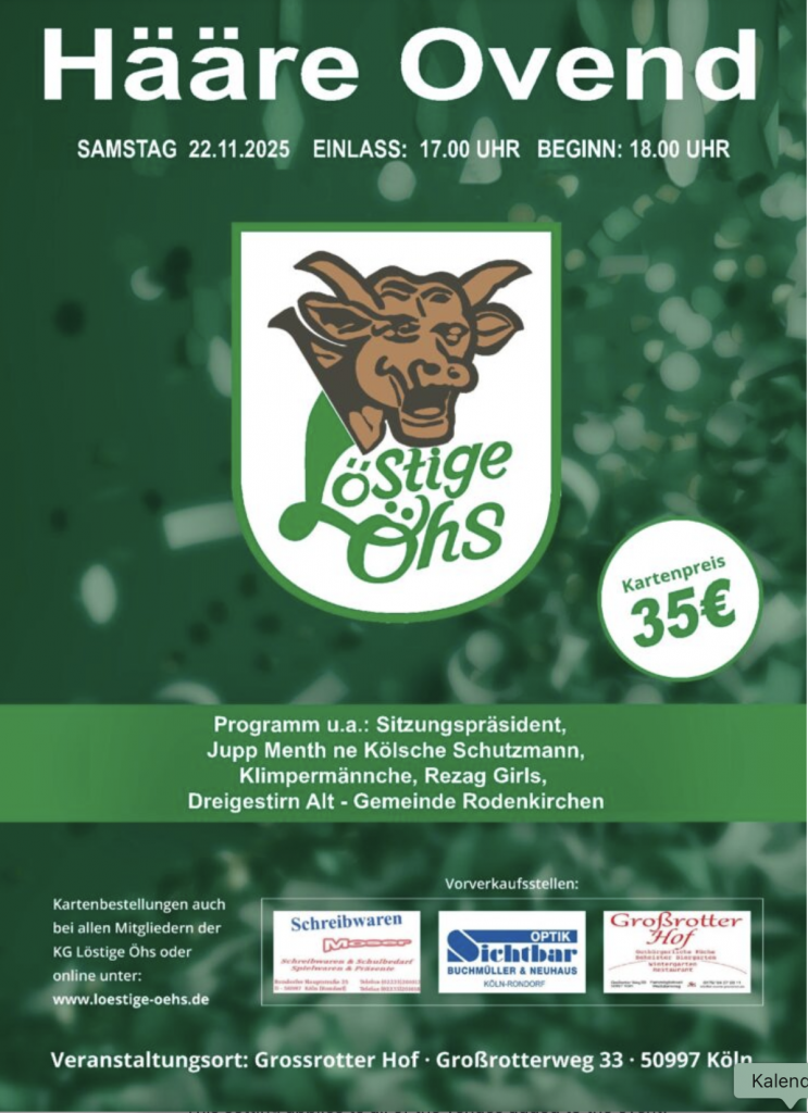 Hääre Ovend, Löstige Öhs