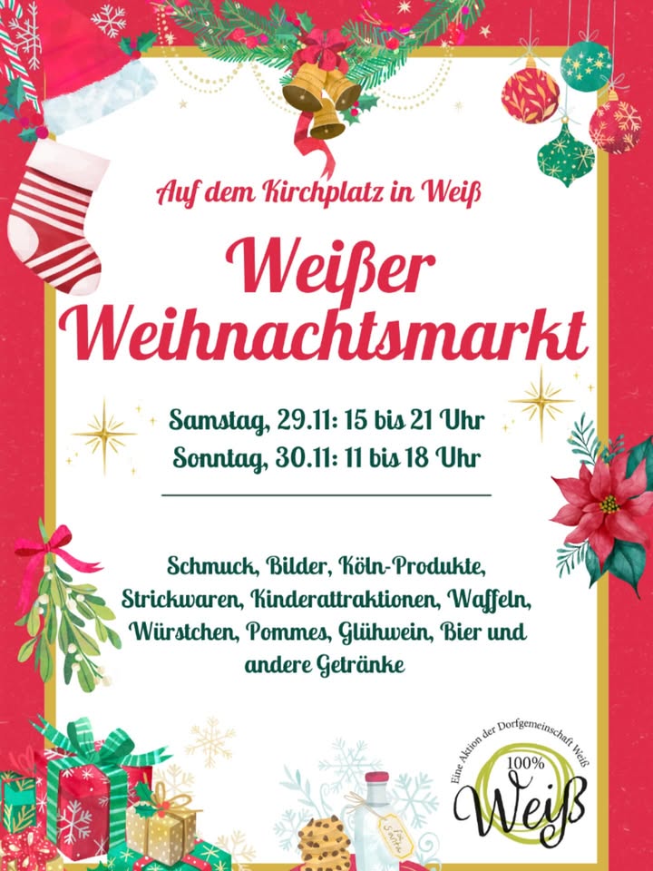 Weihnachtsmarkt in Köln-Weiß