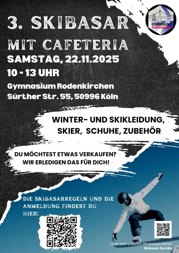 Winter- und Skibasar im Gymnasium Rodenkirchen